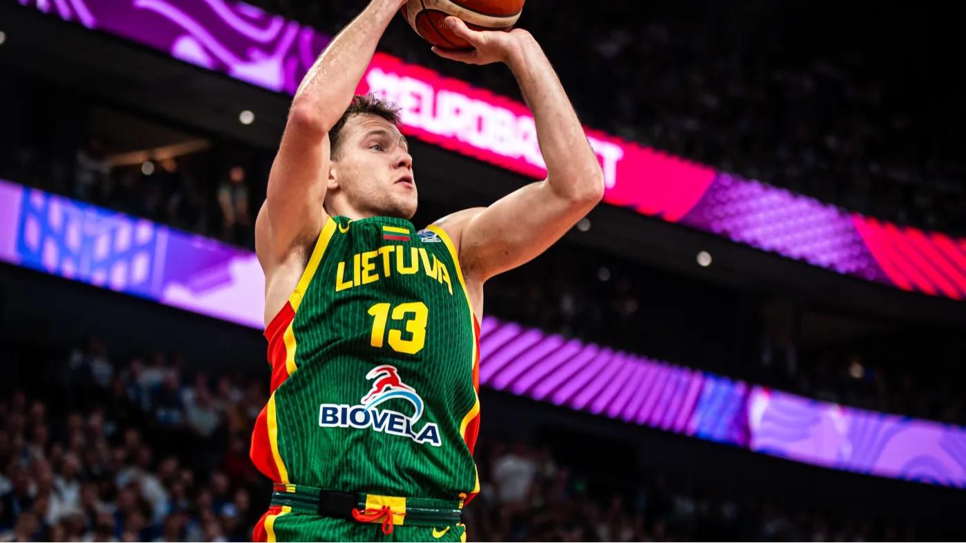 皇冠官网-官方：立陶宛男篮主力后卫乔库巴蒂斯伤停6个月，欧锦赛报销